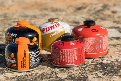 gas bottle for hiking stove